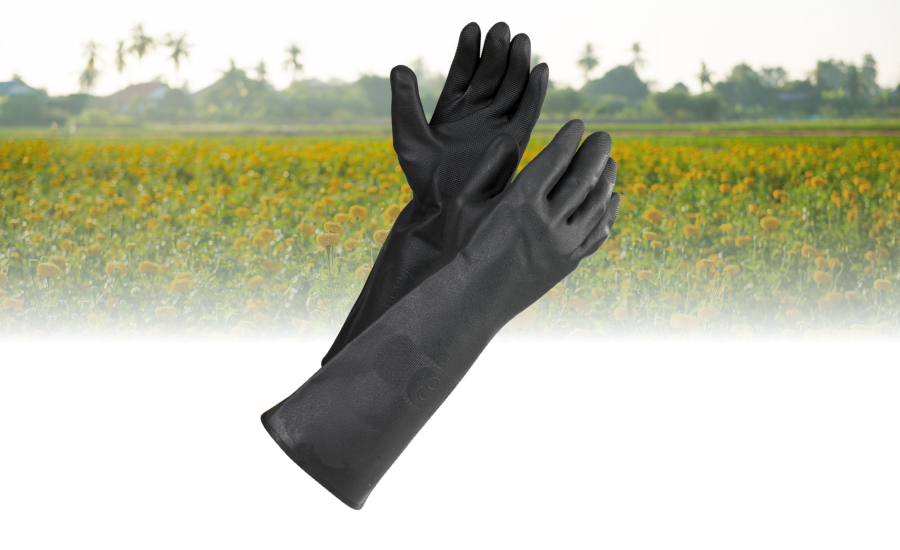 Personal Protective Equipment 13 RUBBER SPRAYING GLOVES